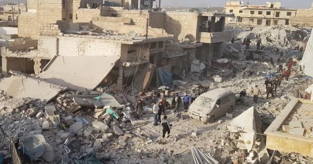 Halep'te pazar yeri saldırısında ölü sayısı 57'ye yükseldi