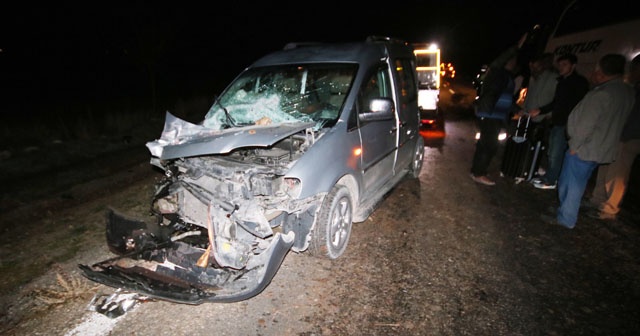 Konya&#039;da zincirleme trafik kazası: 2 yaralı