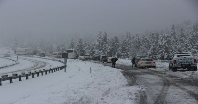 Konya&#039;ya mevsimin ilk karı yağdı