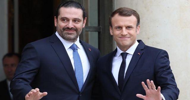 Macron, Paris&#039;te Hariri ile görüştü