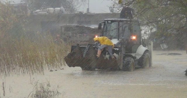 Manavgat yağmura teslim oldu