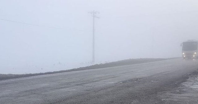 Meteoroloji'den sis uyarısı