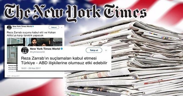 NYT, Türkçe Twitter paylaşımlarının gerekçesini açıklayamadı