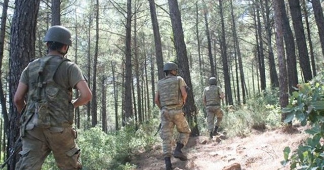 Öldürülen terörist kadın ve çocukları kalkan yapmış