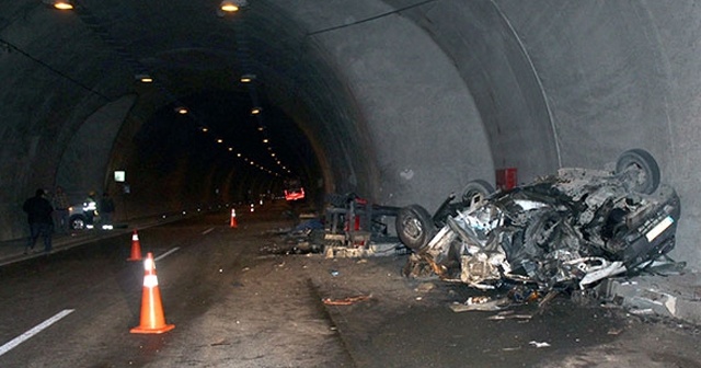 Ordu&#039;da tünel içinde trafik kazası: 1 ölü, 3 yaralı