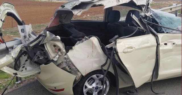 Şanlıurfa’da devrilen otomobildeki 6 asker yaralandı