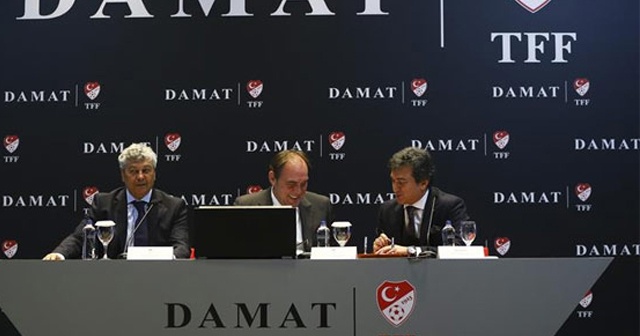 TFF, Damat ile sponsorluk anlaşması imzaladı