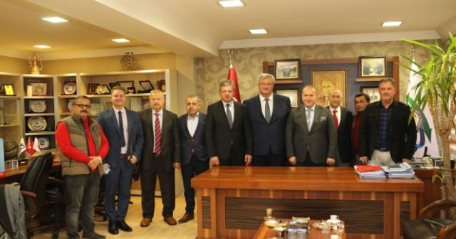 Ukrayna Büyükelçisi Sybiha, Karabük TSO’yu ziyaret etti