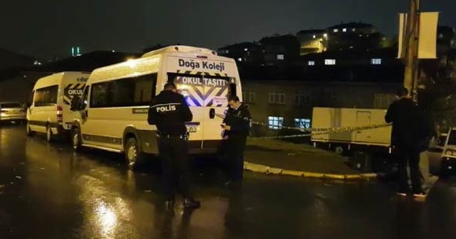 Üsküdar’da servis aracına silahlı saldırı: 1 ölü, 1 yaralı