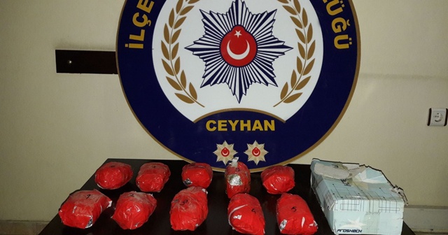 Adana’da 5 kilo 150 gram eroin ele geçirildi