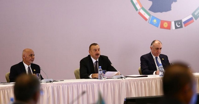 Aliyev: Afganistan&#039;ın güvenlik tehditlerine ortak cevap vermeliyiz