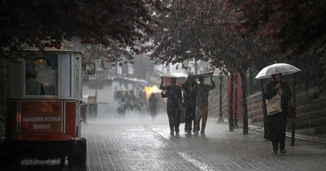 Ankara için kuvvetli sağanak uyarısı