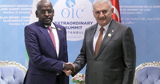 Başbakan Yıldırım, Cibuti Başbakanı Muhammed ile görüştü