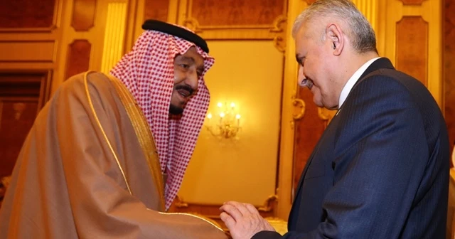Başbakan Yıldırım, Suudi Arabistan Kralı Selman ile görüştü