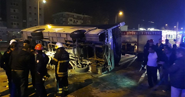 Bursa&#039;da feci kaza: 4 ölü çok sayıda yaralı