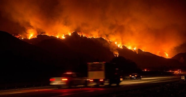 California&#039;daki orman yangını kontrol edilemiyor