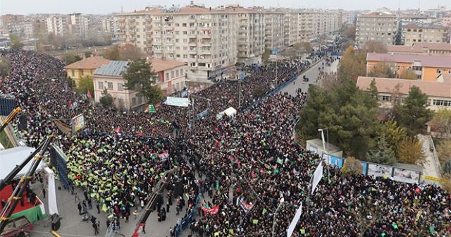 Diyarbakır’da Kudüs mitingi