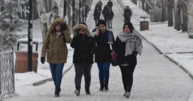 Doğu Anadolu'da Sibirya soğukları hâkim