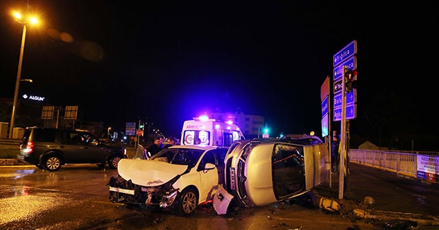 Düzce&#039;de trafik kazası: 1 yaralı