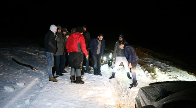 Düzce'de yaylada mahsur kalan 5 kişi kurtarıldı