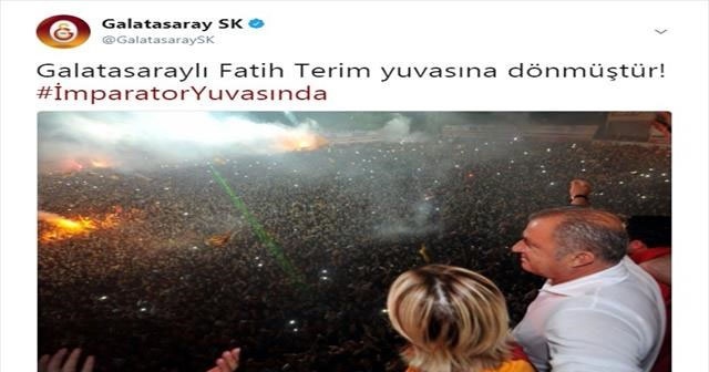 Galatasaray’dan Fatih Terim paylaşımı