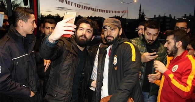 Galatasaray kafilesi Sivas'a geldi
