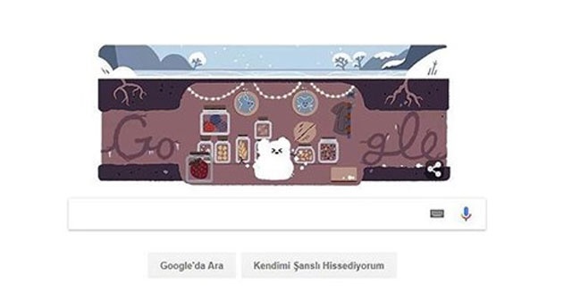 Google&#039;dan kış gün dönümüne özel doodle