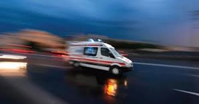 İkitelli’de minibüs yan yattı