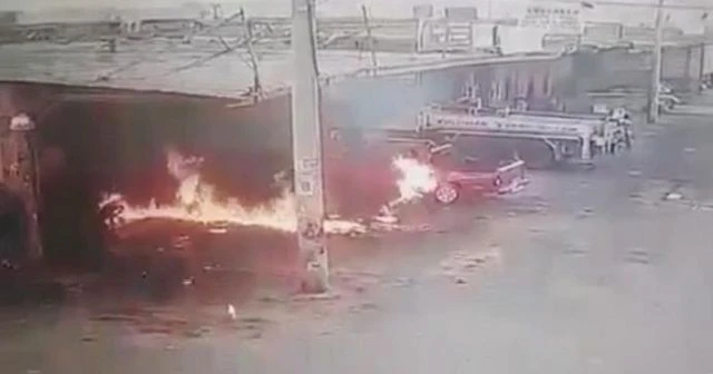 Isınmak isteyen çocuk alevler içinde kaldı