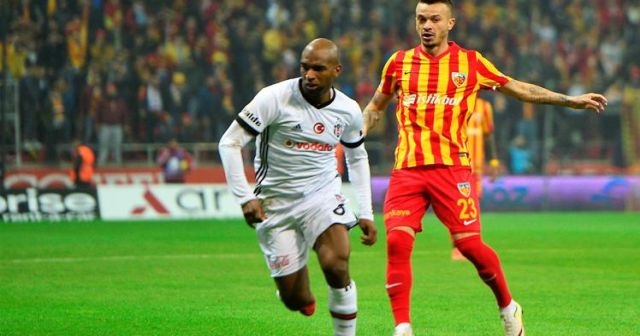 Kayserispor ile Beşiktaş 1-1 berabere kaldı