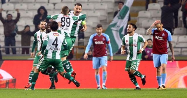 Konyaspor Trabzonspor&#039;u 1-0 yendi