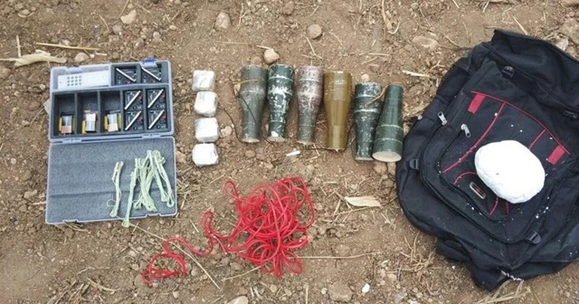 Mardin'de 52 kilo ağırlığında tuzaklanmış patlayıcı bulundu