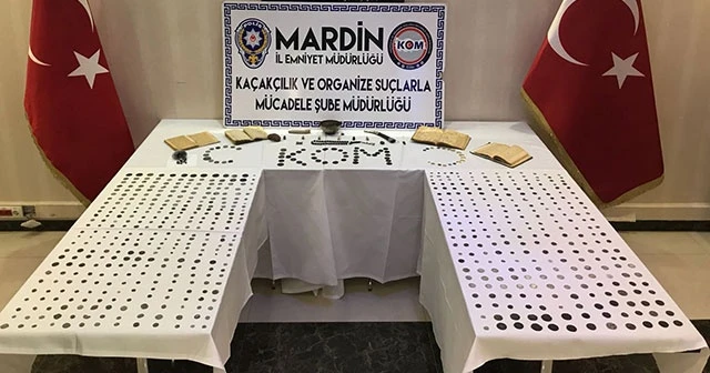 Mardin’ de tarihi eser kaçakçısı yakalandı