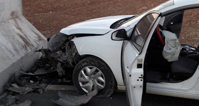 Nusaybin’de trafik kazası: 1 yaralı