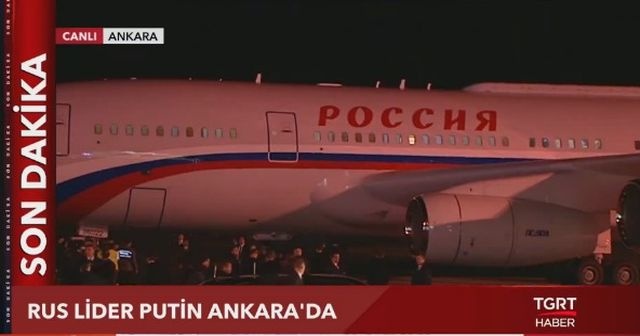 Rus lider Putin Ankara&#039;ya geldi