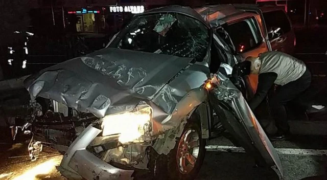 Samsun'da sahil güvenlik aracı kaza yaptı: 2 yaralı