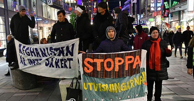 Sığınmacı çocuklardan Nobel töreni öncesi protesto