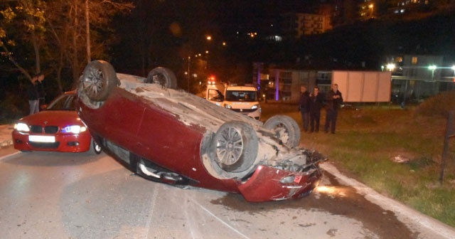 Sinop’ta trafik kazası: 2 yaralı