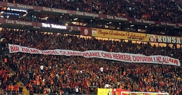 Türk Telekom Stadyumu’nda Kudüs tepkisi