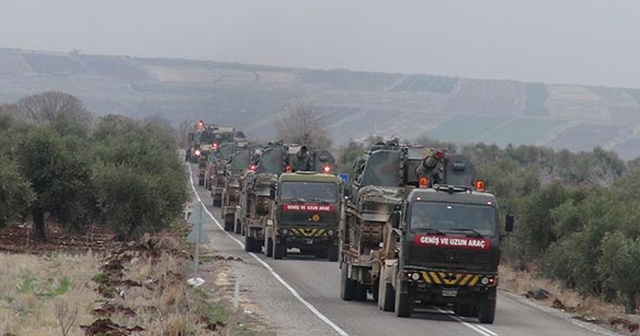 Afrin operasyonu öncesinde sınıra askeri sevkıyat hızlandı