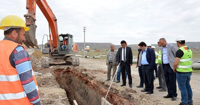 Aksaray&#039;da alt yapı çalışmaları devam ediyor