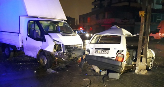 Ankara'da trafik kazası: 7 yaralı