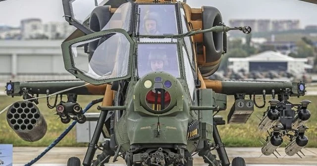 ATAK'lar yerli üretim Cirit'le Afrin'deki hedefleri vurdu