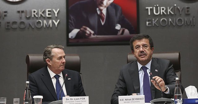 Bakan Zeybekci, İngiliz Bakan Fox&#039;la görüştü