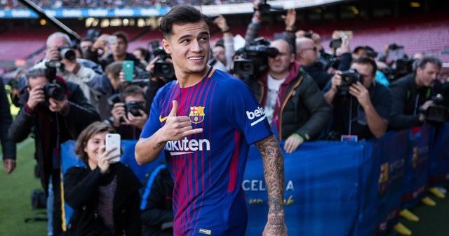 Barcelona Coutinho&#039;yu tanıttı