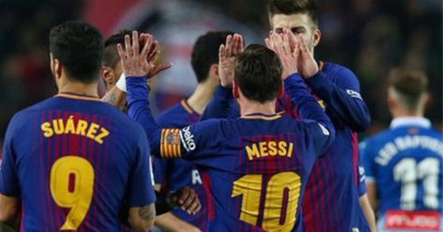 Barcelona sahasında galip