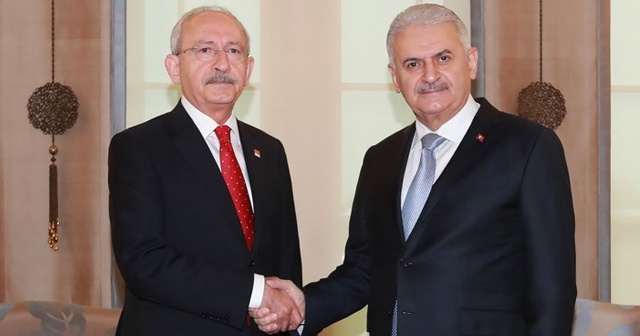 Başbakan Yıldırım-Kılıçdaroğlu görüşmesi sona erdi