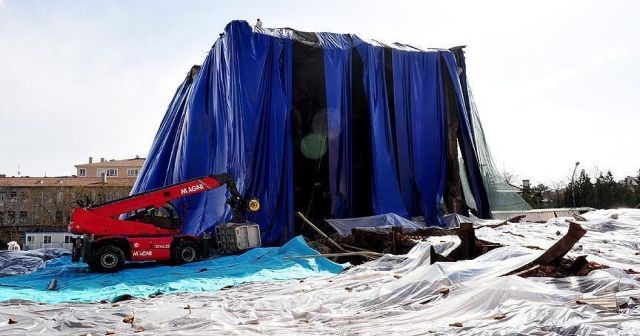 Başkentteki eski havagazı fabrikası kaldırıldı