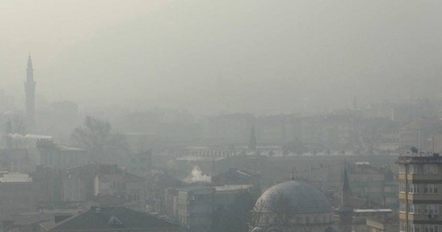 Bursa&#039;da hava kirliliği için kırmızı alarm