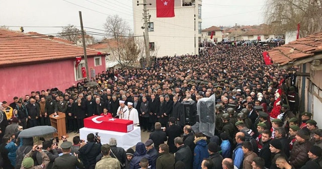 Çankırı şehidini uğurladı